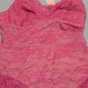 FeelinGirl Shapewear Bodysuits for Women Lace Shapewear Tummy Control V-Neck Sleeveless Bodysuit Tops Jumpsuit (X-Large, Pink)