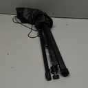 Aureday Phone Tripod, 92" Cell Phone Stand with 15" Gooseneck, Remote and Phone Holder, Overhead & Selfie Stick for Recording/Watching/Vlog, Compatible with iPhone Android (Black)