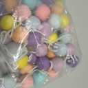 Pastel Paper Flowers Tissue Pom Poms Honeycomb Lanterns 15pcs Party Decorations for Rainbow Colorful Macaron Ice Cream Birthday Baby Shower Easter Carnival Wedding Hanging Supplies Mprocherify