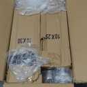 3 Large Acrylic Clear Cylinder Vase Set with 2 Spiral Ikebana Stem Holder Ring, Unbreakable Tall Plastic Hurricane Vases for Wedding Centerpieces Flower Bouquet Decor (3 Vases + 2 Holder)