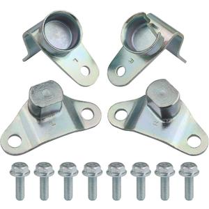 Tailgate Hinge Kit w/Bolts for Rear Tail gate Door Panel Compatible with 1999-2007 Chevy Chevrolet Silverado GMC Sierra 1500 2500 3500 Truck Tailgate Accessories Parts