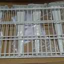 2 Pack Metal Slatwall Shelves 24X12 Inch, White, M2PC