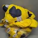 Caressma Farmhouse Yellow Queen Size Comforter Set 3 Pieces Bedding Set with Black Heart All Season Fluffy Soft Lightweight(1 Comforter & 2 Pillowshams)