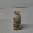 Ceramic Rustic Farmhouse Vase, Distressed Flower Vase for Home Decor, Ideal Shelf Decor, Boho Vase for Living Room Bedroom Kitchen Office Decor Centerpiece Table Decorations (6 inches)