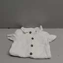 Honganda Summer Baby Boy Cotton Linen Jumpsuit Short Sleeve Button Down Playsuit Romper One Piece Outfit 0-24M (12-18 Months, White)