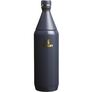 Stanley All Day Slim Bottle 34 oz | Twist off Lid with Leakproof Seal | Slim Design for Travel and Gym | Insulated Stainless Steel Water Bottle | BPA-Free | Twilight Gloss