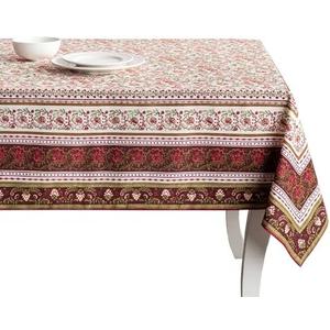 Maison d' Hermine Table Cloth Rectangle Table 100% Cotton 60 x 120 Inches Fall Tablecloth Reusable Everyday Use for Thanksgiving Christmas Decorations Dining Farmhouse Party (Reveillon Au Jardin)