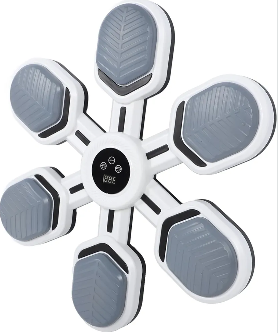 KT THERMO Music Boxing Machine for Adults and Kids, Bluetooth Music Punching Machine with Gloves, Interactive Punching Trainer, 9 Modes & 9 Speeds, White