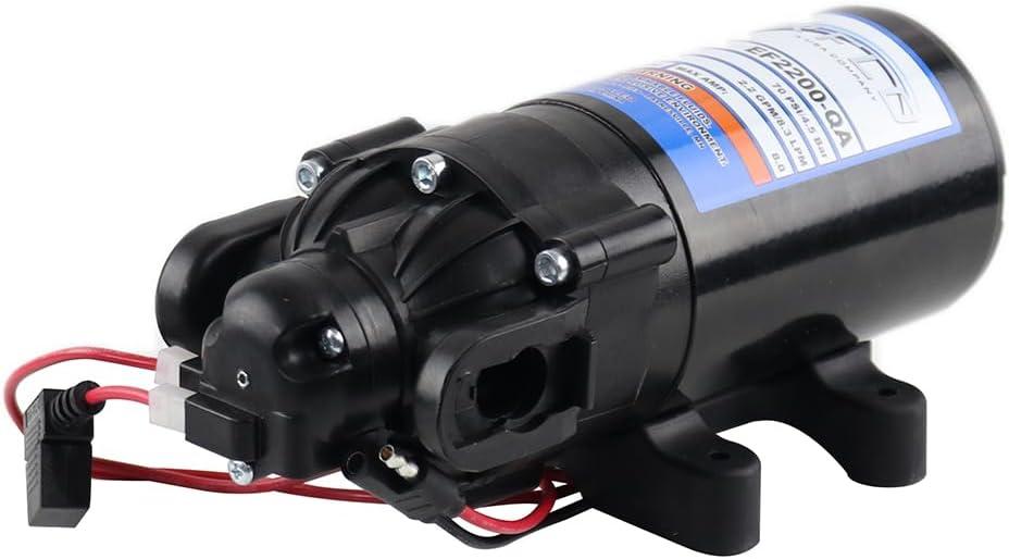 Everflo EF2200-QA-BOX 2.2GPM 12V Diaphragm Pump-Quick Attach Port, Black Everflo EF2200-QA-BOX 2.2GPM 12V Diaphragm Pump-Quick Attach Port, Black