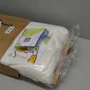 Cat Hammock with Industrial-Grade Suction Cups - Solid Pine Wood Seat, Soft Cushion - 42 lb Capacity (Medium, Brown/White)