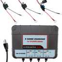 Banshee Lithium LiFePO4 3 Bay 12v Smart Charger/Tender for Car Motorcycle Truck Boat Battery