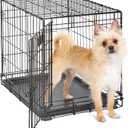 Midwest 24-Inch Single Door iCrate, for Small Breeds, 12-20 lbs, 24.77"L x 17.92"W x 19.5"H