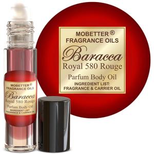 MOBETTER FRAGRANCE OILS Baracca Royal 580 Rouge 0.33 Oz Perfume Fragrance Body Oil for Unisex
