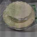 LIYH 24 Pcs Plastic Plates Reusable,Unbreakable Dinner Plates, Scalloped Plastic Plates, Dishwasher Safe,Ivory Plate Sets Perfect for Parties, Birthday, Picnics, BPA Free(12Guests)