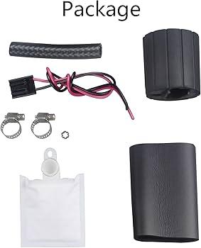 255LPH Electric Fuel Pump High Performance Replace Walbro GSS341 with Installation Kits
