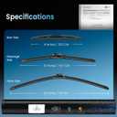 Wiper Blades 26"+20"+14", for Subaru Ascent 2019-2025