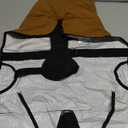 Carhartt Durable Dog Rain Jacket W/Waterproof Storm Defender Material and Adjustable Straps, Carhartt Brown/Black, Small