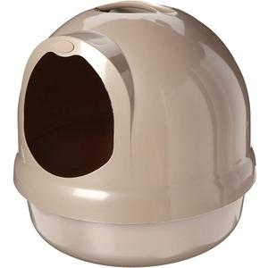 Petmate Booda Dome Cat Litter Box for Indoor Cats , Titanium, Made in USA, One Size