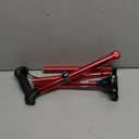 REHAND Walking Cane for Men & Women - Foldable, Adjustable, Lightweight, Self Standing Pivot Walking Cane, Soft Handle Grip, with Travel Bag, Walking Sticks for Seniors & Adults (Red)