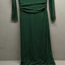 BORIFLORS Women's Elegant Off The Shoulder Bodycon Long Sleeve Maxi Dress Mesh Cocktail Party Wedding Guest Formal Dresses, Size: M