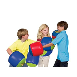 Socker Boppers Inflatable Boxing Pillows - One Pair Boppers –  Box and Bop, Durable Vinyl, Active Outlet That aids in Agility, Balance and Coordination, Safe Fun Indoor or Out, Great Gift
