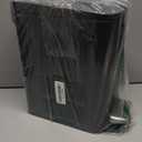 TrashAid Small Black Bathroom Trash Can with Lid Soft Close, 6 Liter / 1.6 Gallon, Stainless Steel Garbage Can with Removable Inner Bucket, Step Pedal, Slim Wastebasket for Toilet, Office, Bedroom