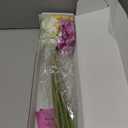 Sahoottie Ranunculus Artificial Flowers Faux Silk Mini Ranunculus Bulk Fake Wedding Filler Flowers for DIY Bouquets, Centerpieces Arrangements 15Pcs (Purple,Yellow,White)