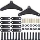 Trailer Shackle Kit, Trailer Axle Equalizer Shackle Kit, Tandem Axle Trailer Shackles Equalizers Kit for Double Eye Leaf Springs 3500 lbs-5200 lbs Axles (14 Bolts & 14 Nuts)