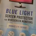 VINTEZ 21.5 inch Blue Light Blocking Screen Protector Panel for 16:9 Widescreen Computer Monitor and Laptop - PC Anti-UV Eye Protection Filter Film - Anti-Scratch Diagonal Frame Shield [2 Pack]