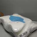 Memory Foam Pillow, Cervical Pillow for Neck and Shoulder Pain Relief, Ergonomic Contour Bed Pillow, Soft for Side Sleep Stomach Sleeping and Back Sleeper (Queen Size-24.8''Lx14.96''Wx5.78''H, Sky Blue)