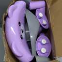 Potty Training Seat, SKYROKU Potty Training Toilet with Step Stool Ladder, for Kids Boys Girls Toddlers - Comfortable Safe Potty Seat with Anti-Slip Pads Ladder (8838-GreyPurple)