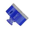 SHDIATOOL Diamond Drill Core Bits 3-inch Hole Saw Cutter for Drilling Porcelain Tile Marble Ceramic Granite 76mm on 5/8 inch-11 Angle Grinder