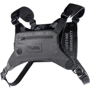 MVRK Water Resistant Running Vest Chest Pack, Phone Holder for Running, Lightweight Training Pack with Reflective Detail