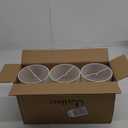 Wellmet Small Lamp Shades,ONLY for Candle Bulbs,Clip-on Drum Mini Lampshades,Set of 6, 5.5"x 5.5"x5",Cream White (Cream white)