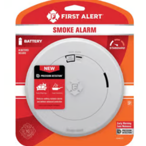 Slim Smoke Alarm, Battery Powered by First Alert