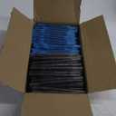 Enday Ballpoint Pens Bulk Blue and Black Pens (240 Pack) 120 Black & 120 Blue - Medium Point (1.0mm) Flexible Round Barrel For Writing Comfort, Pens Bulk for School, Home and Office 