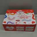 28-Pack Valentines Day Cards for Kids with Fidget Pop Tubes & Spring Toys  Pre-Assembled Classroom Exchange Gifts, Fun Party Favors & Toddler Treats