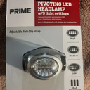 PRIME PIVOTING LED HEADLAMP W/ 3 LIGHT SETTINGS