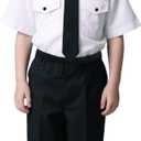 Airline Pilot Costume for Kids Captain Pilot Uniform for Career Day Halloween Dress Up Birthday Gifts, Size Medium