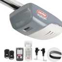 Genie SilentMax 1000 Garage Door Opener - Ultra-Quiet Belt Drive - Includes two 3-Button Pre-Programmed Remotes, Wall Console, Wireless Keypad, Safe T-Beams - Model 3042-TKH, 140V DC Motor