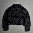 BEAUDRM Y2K Men's Floral Graphic Rhinestone Long Sleeve Zip Collar Jacket, XXL