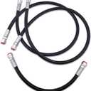 1/4" x 42" and 1/4" x 16" Heavy Duty Snow Plow Hose Kit with 06-FJIC Compatible for Fisher 56591 56592, for Western 56616 56617