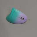 Lekvey Ergonomic Mouse, Vertical Wireless Mouse, Rechargeable 2.4G Optical Carpal Tunnel Mice: 800/1200 / 1600 DPI, 6 Buttons, for Laptop, PC, Mac, Computer, Desktop, Notebook etc, Green Purple