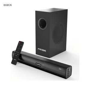 Home Theater Sound Bar Subwoofer, Sound Bar Bluetooth Surround Speakers, TV Speakers Sound Bars Bluetooth Hdmi(ARC) Optical Coaxial AUX USB 2.1ch Home Audio Sound System TV PC Wall Mount, Black