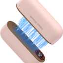 2 in 1 Hand Warmers Rechargeable, Magnetic Electric Hand Warmer 8000mAh USB-C, 3 Heat Levels up to 140F, Quick Heating Portable Hand Warmers, Gifts (Pink)