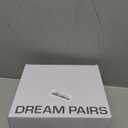 DREAM PAIRS Knee High Boots Women Chunky Block Heel Square Toe Side Zipper Tall Boots for Women (6, White)