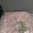 3 Ring Zipper Binder 2 Inch, Accordion File Organizer with Shoulder Strap, Zip Up Binder with 500-Sheet Capacity, Pink