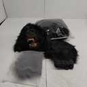 Deluxe Gorilla Costume for Men, Realistic Gorilla Halloween Adult Onesie Suit with Mask Feet, Plus Size 3XL  Cosplay Jumpsuit