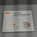 Portable Heating Pad for Back, Cordless Wearable Heat Belt with Massager for Lower Back Pain Relief, Battery Powered 8000 mAh Rechargeable, MAXwarm 3.0, Gift for Women Men 90-310 lbs (Beige)