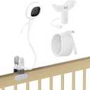 Upgraded Baby Monitor Clip Charger Mount for Nanit Pro/Plus/Original Cameras with Type-C Charging Port Connector Mount Portable Camera Holder for Travel & Crib,Temperature and Humidity Display